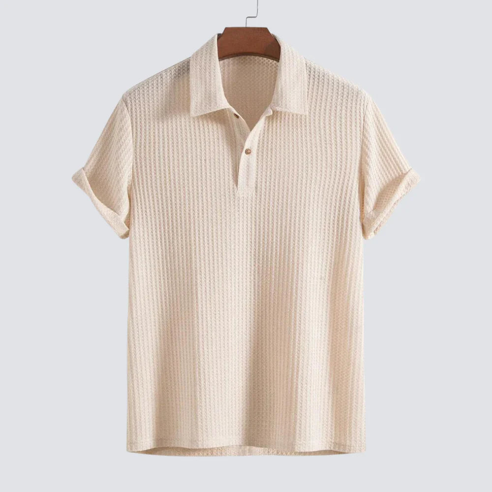 Pleat poloshirt