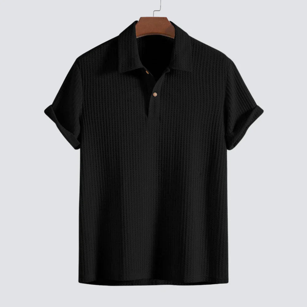 Pleat poloshirt