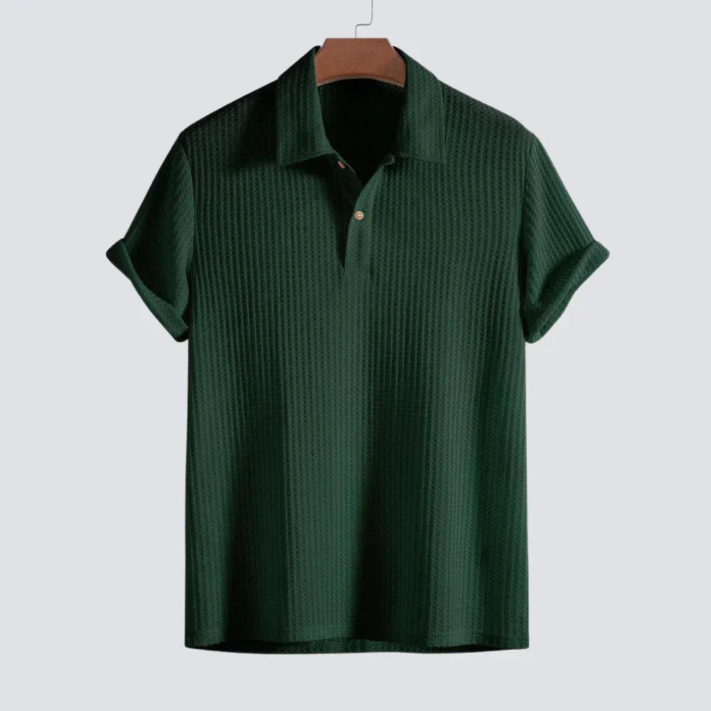 Pleat poloshirt