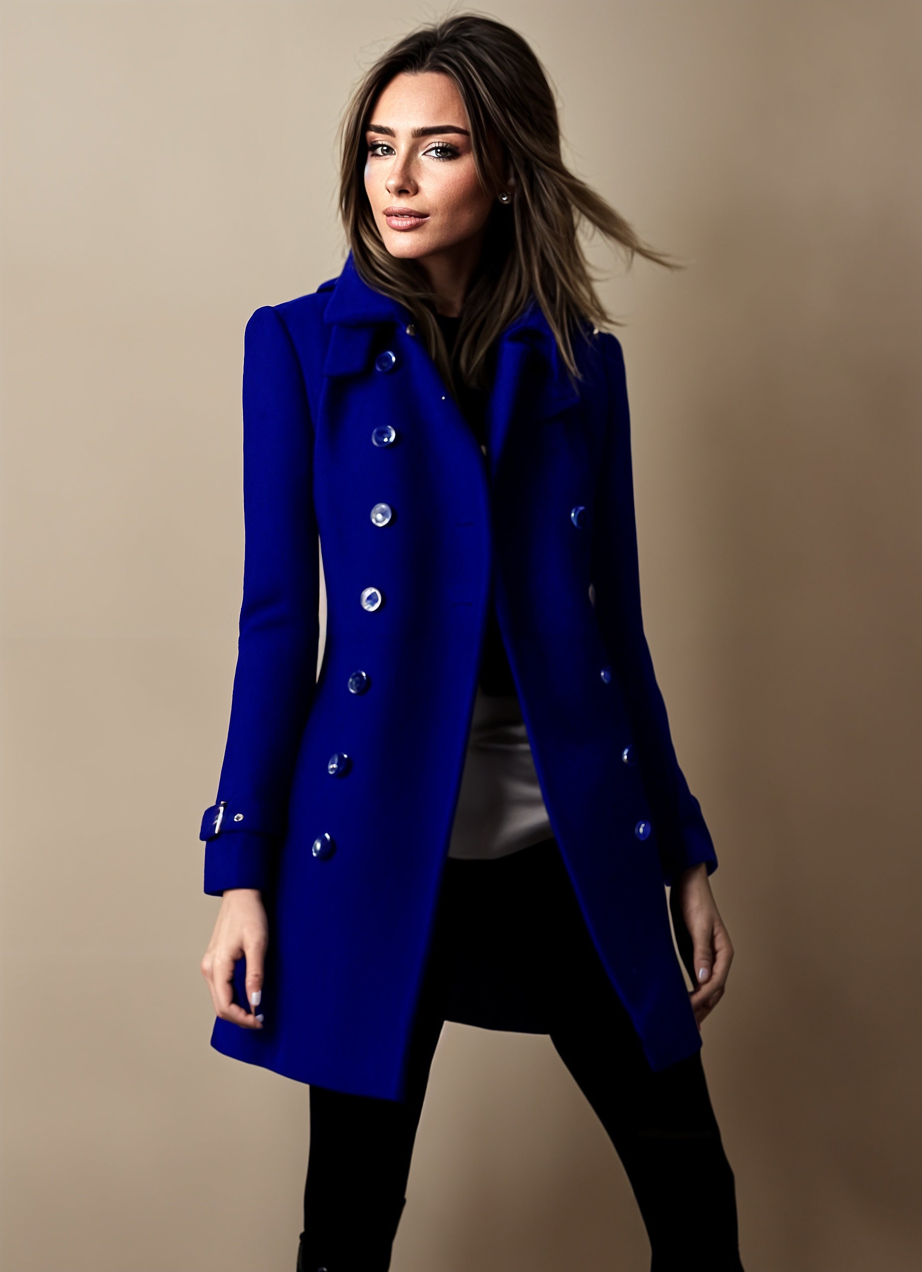 Chic woman's winter coat