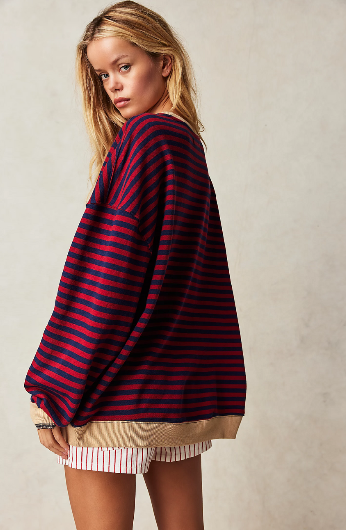 Oversized Striped Jumper