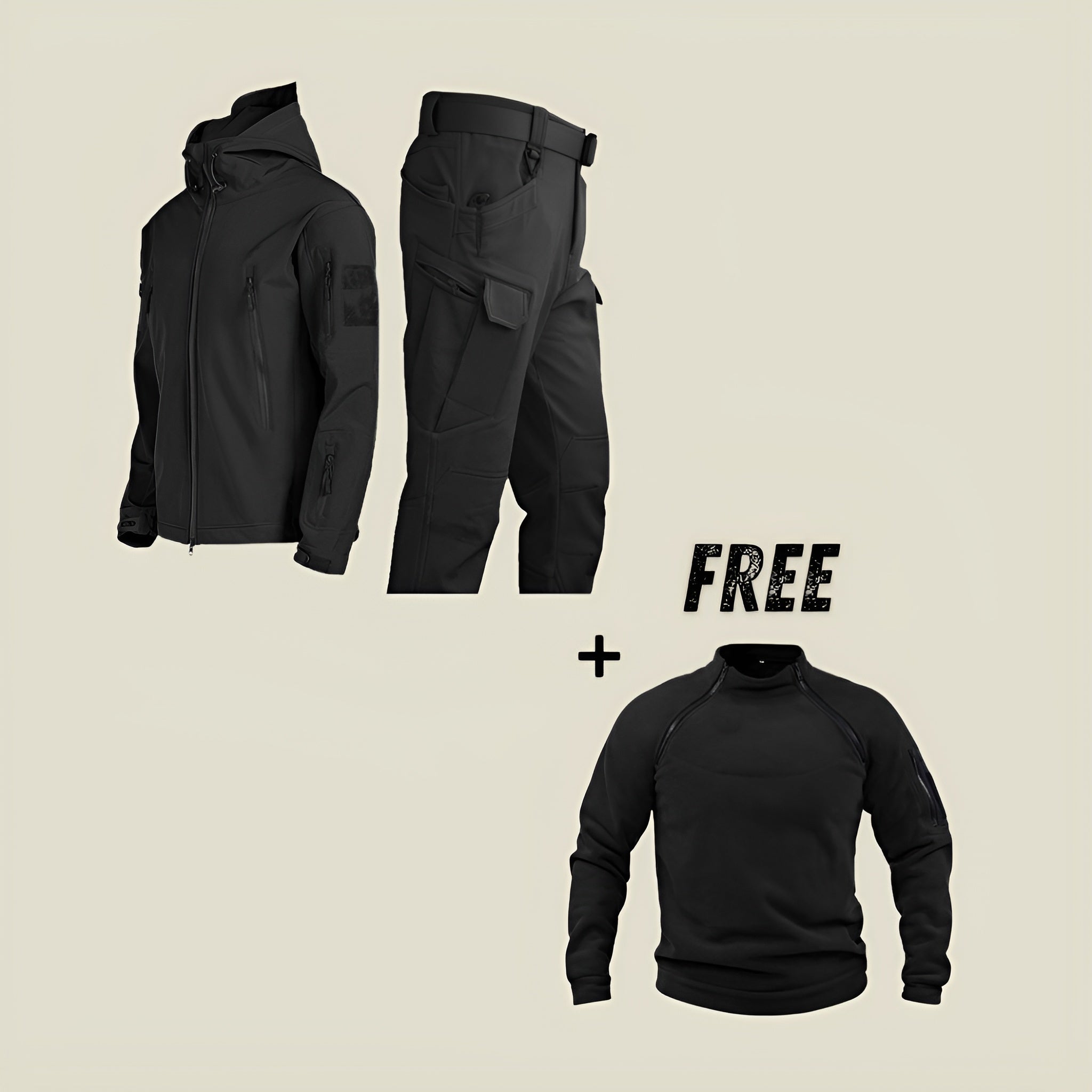 Jonas Military waterproof suit + free coat