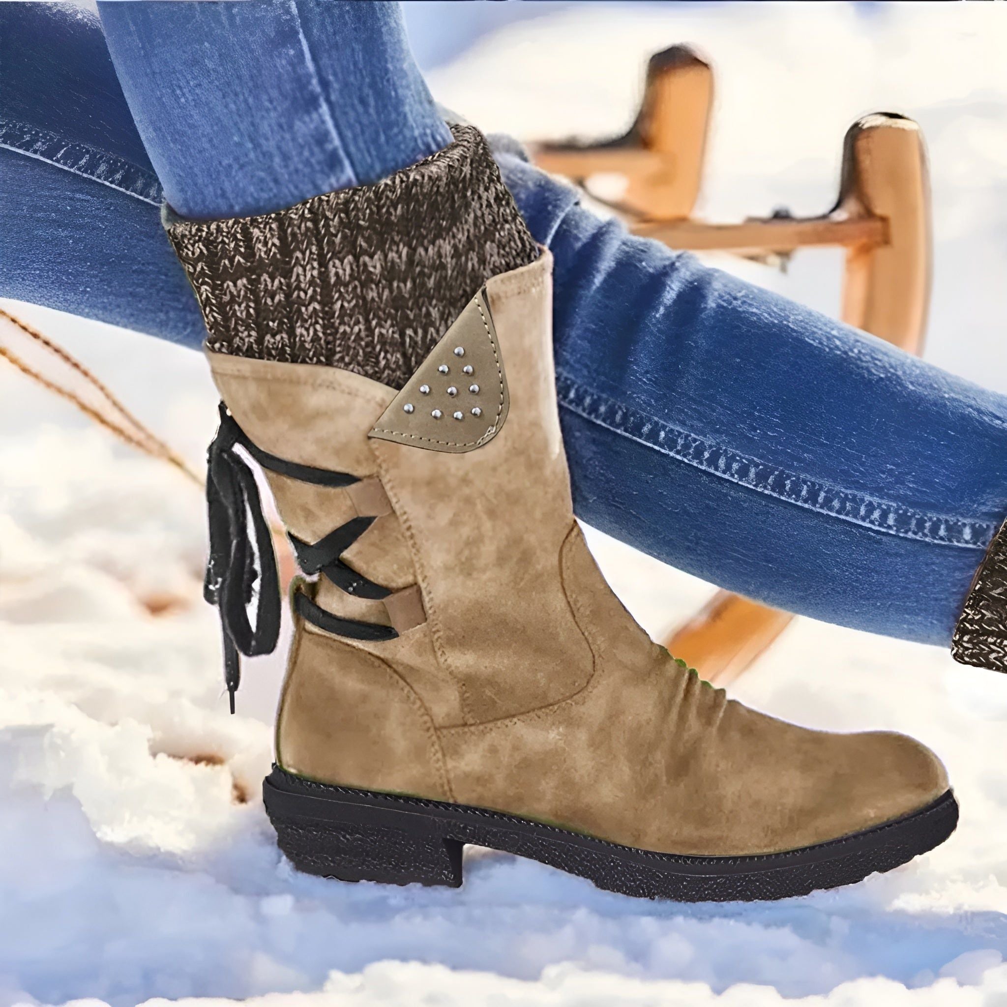 Winter Lace Up Boots