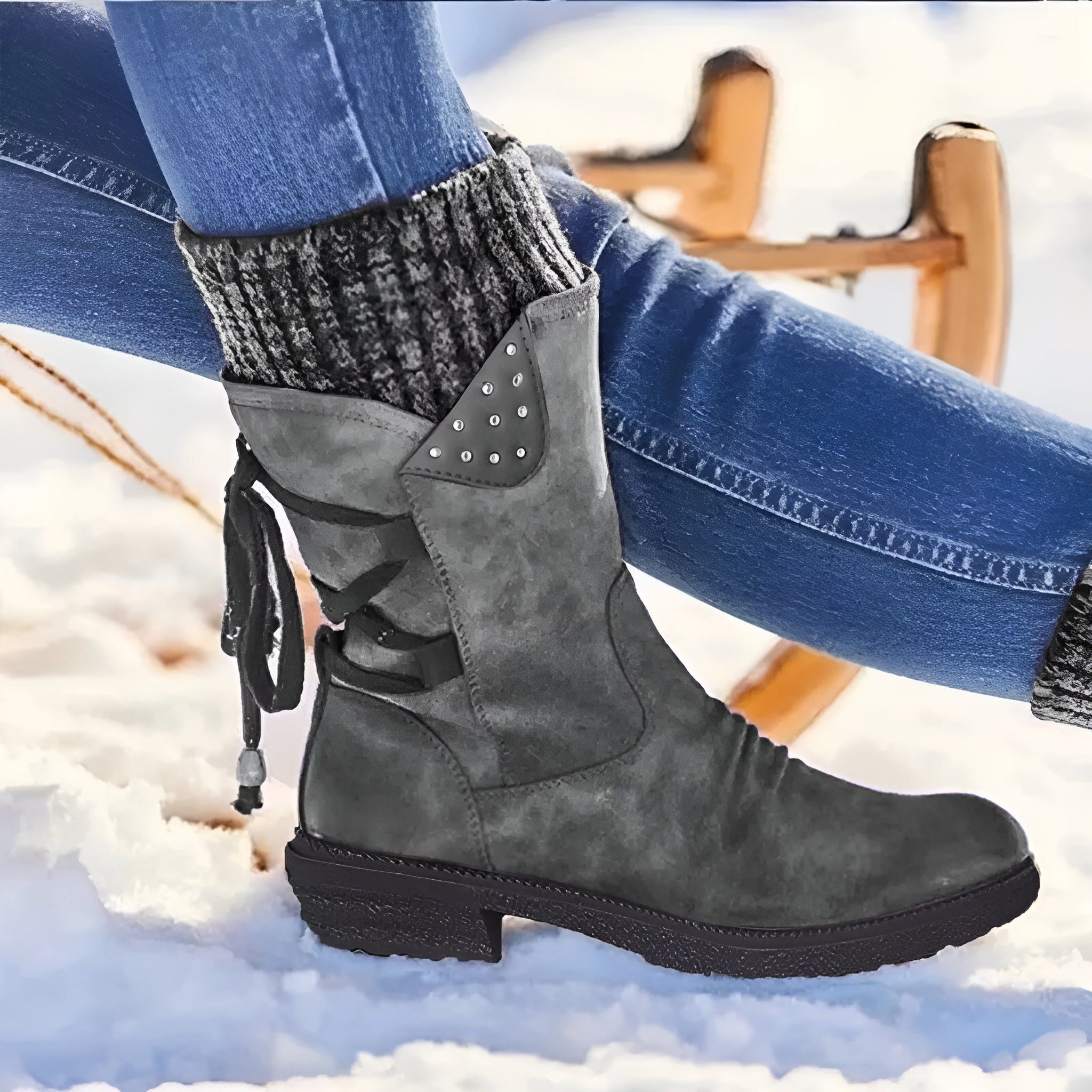 Winter Lace Up Boots