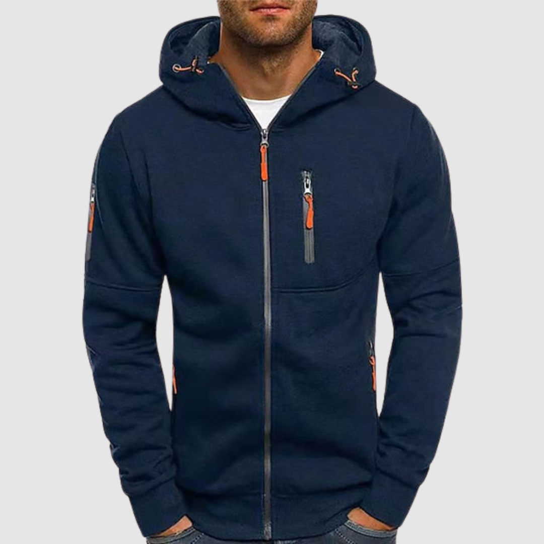 Mens's hooded jacket