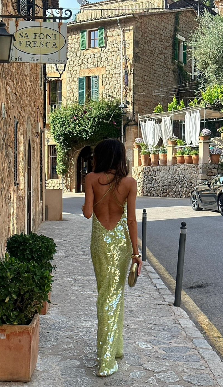 Sequins Maxi Dress