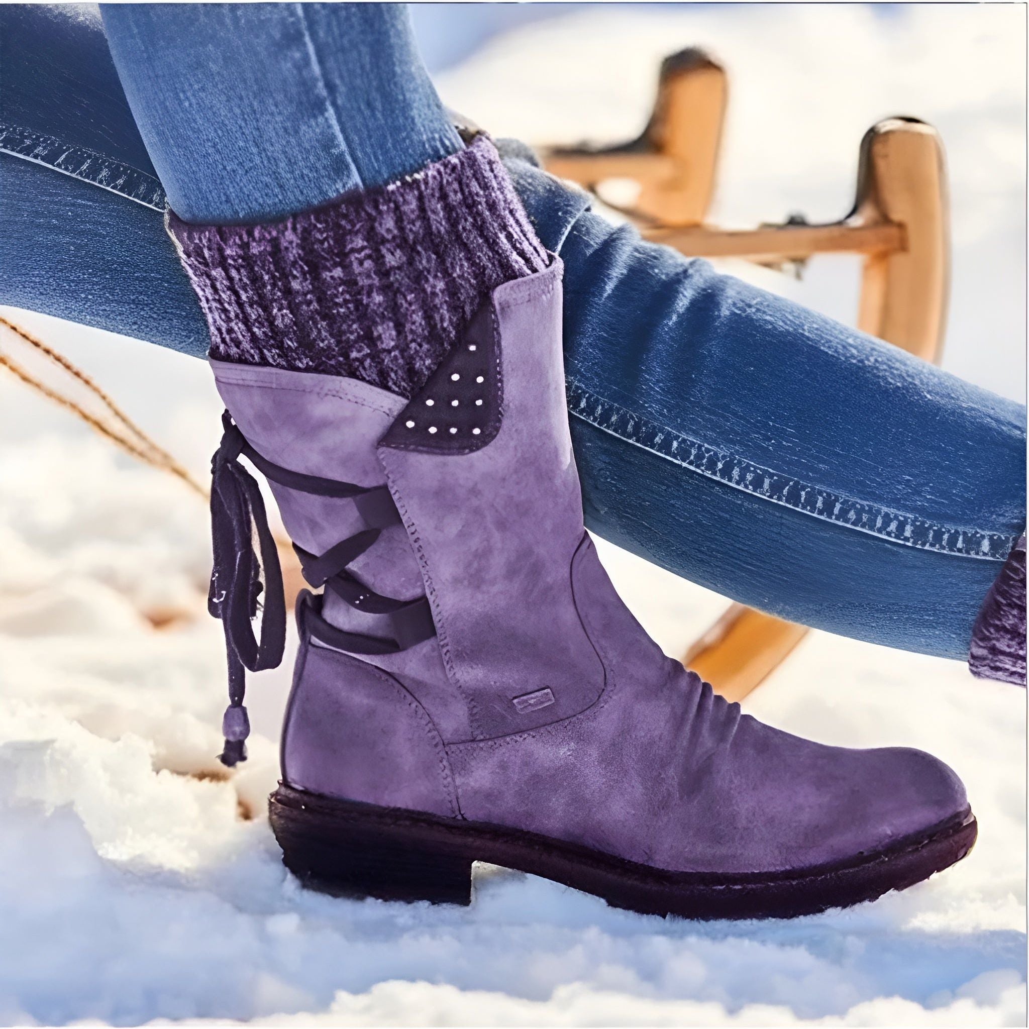 Winter Lace Up Boots