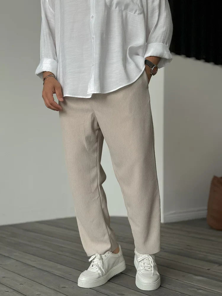 Soft luxury trousers for men