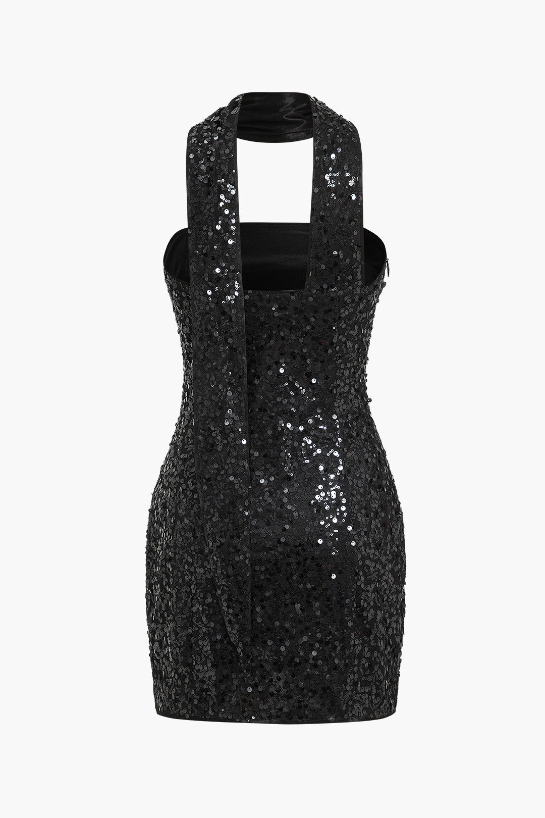 Halter Sequin Mini Dress