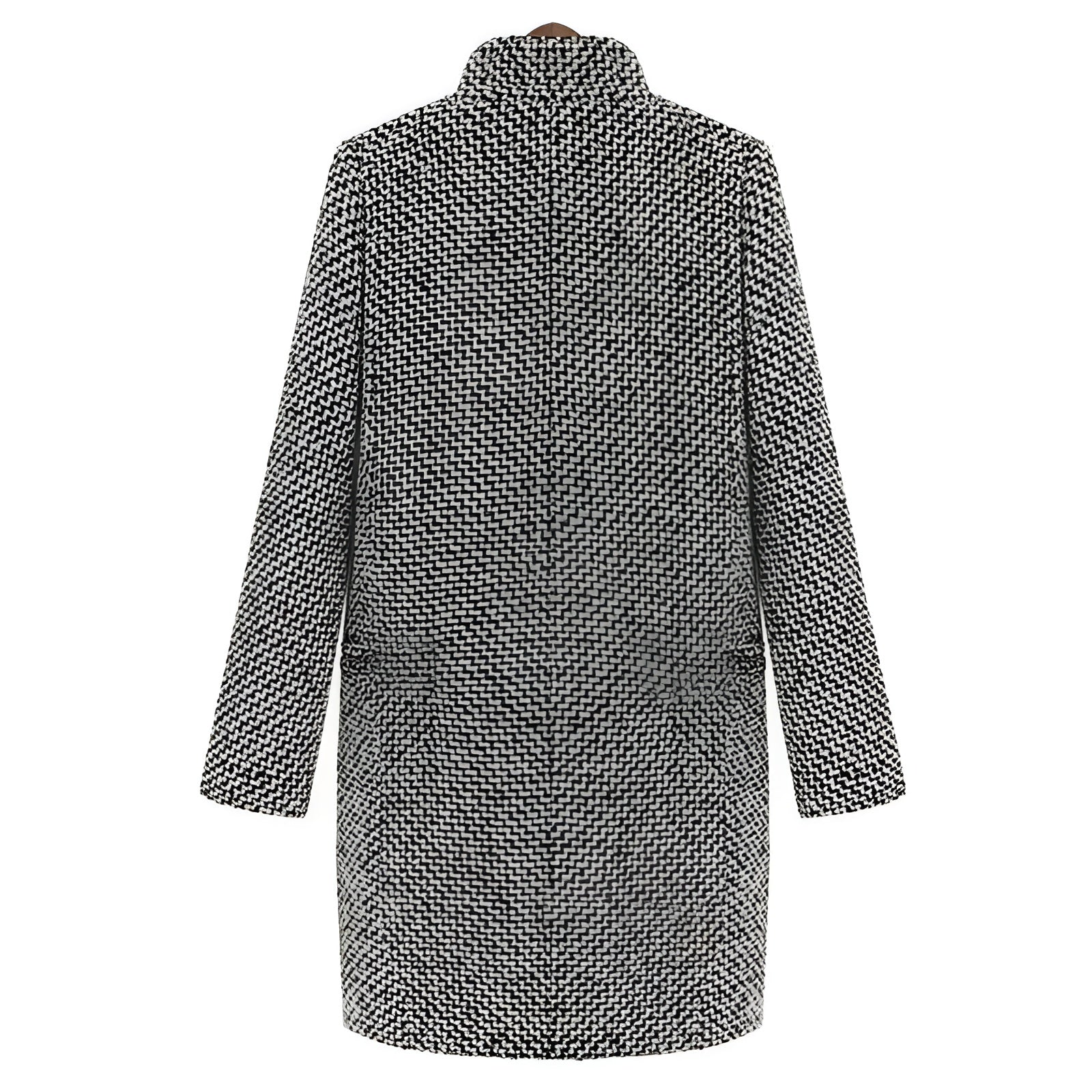 Women's checked coat