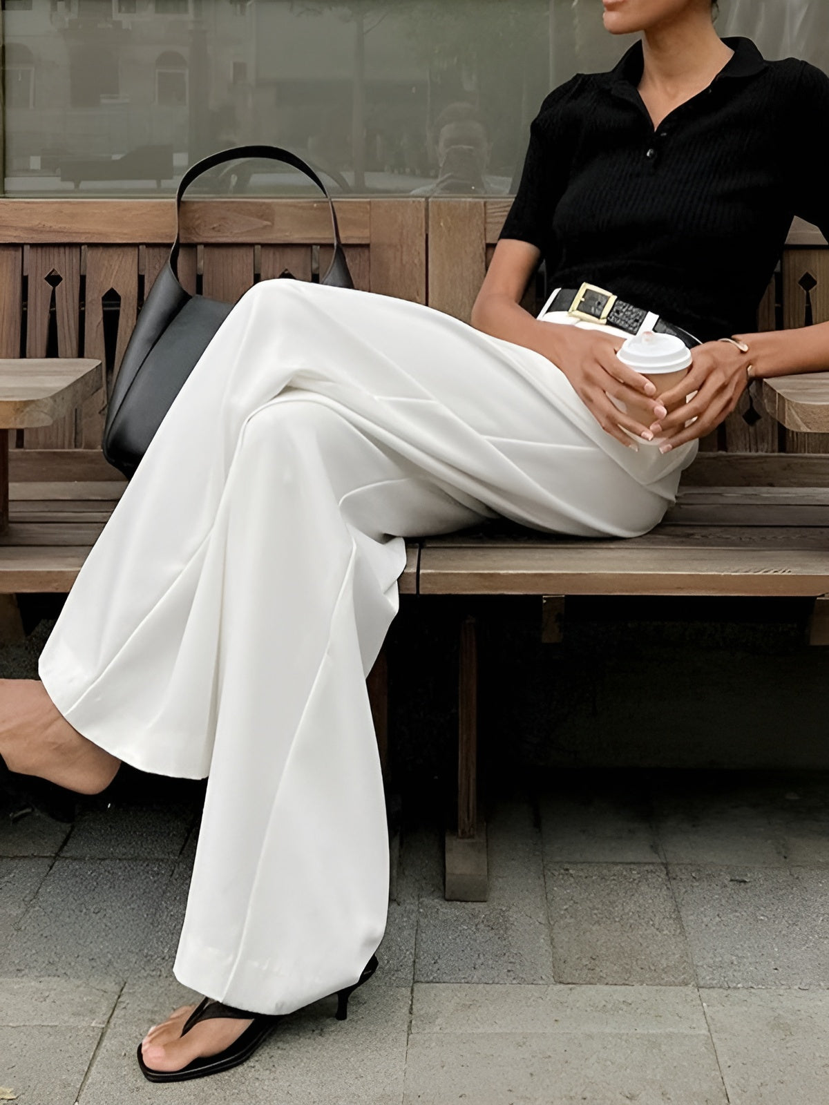 Chic wide leg pants