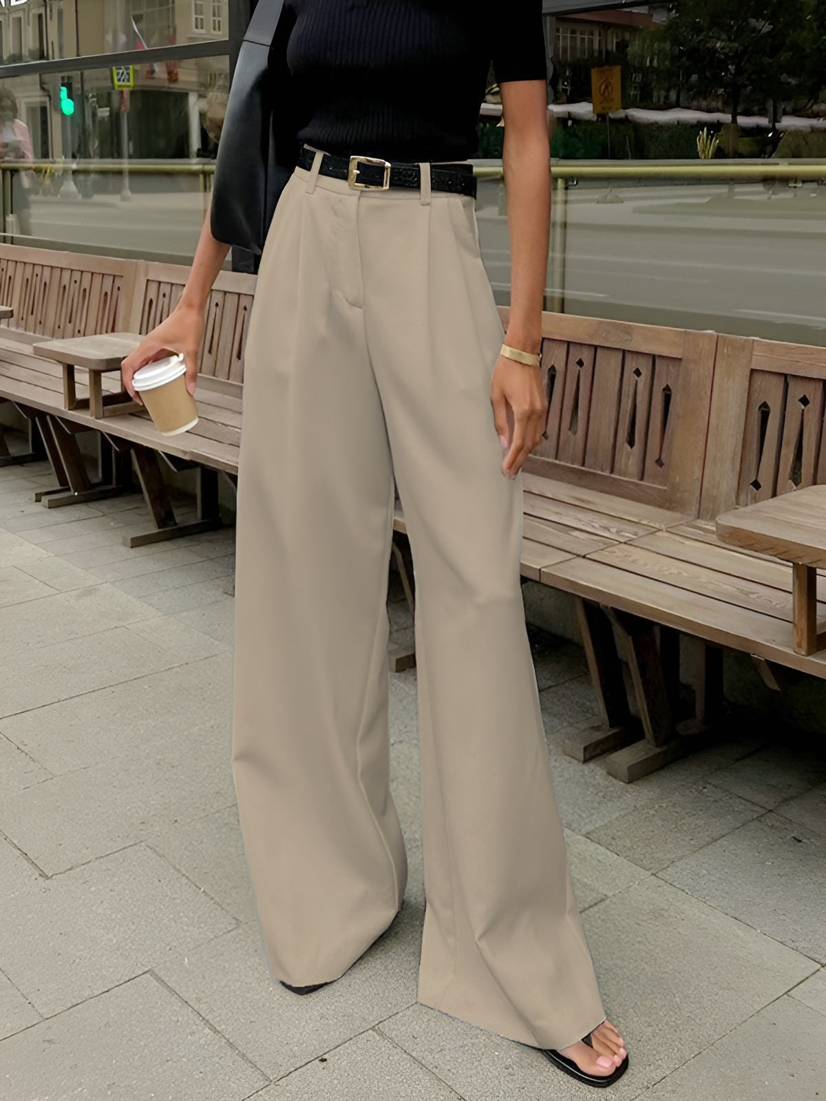 Chic wide leg pants