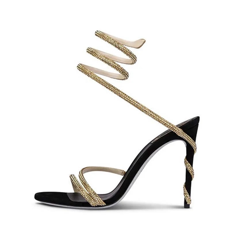 Black Serpent Heels