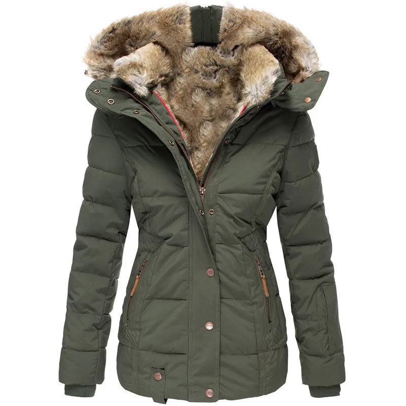 Elegant padded winter coat