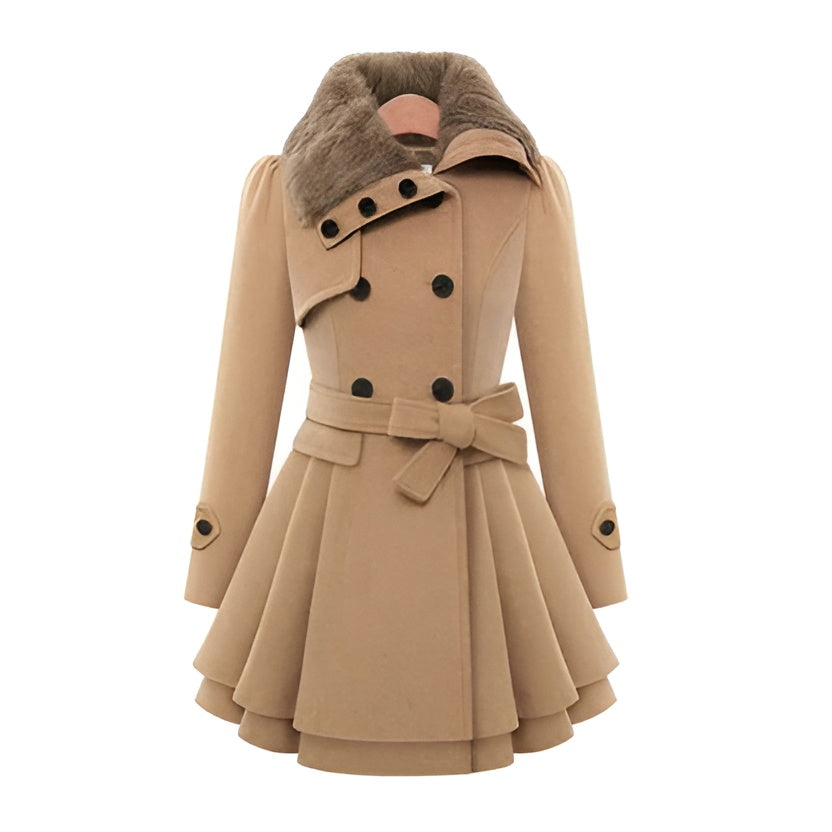 Chic trench coat with belt