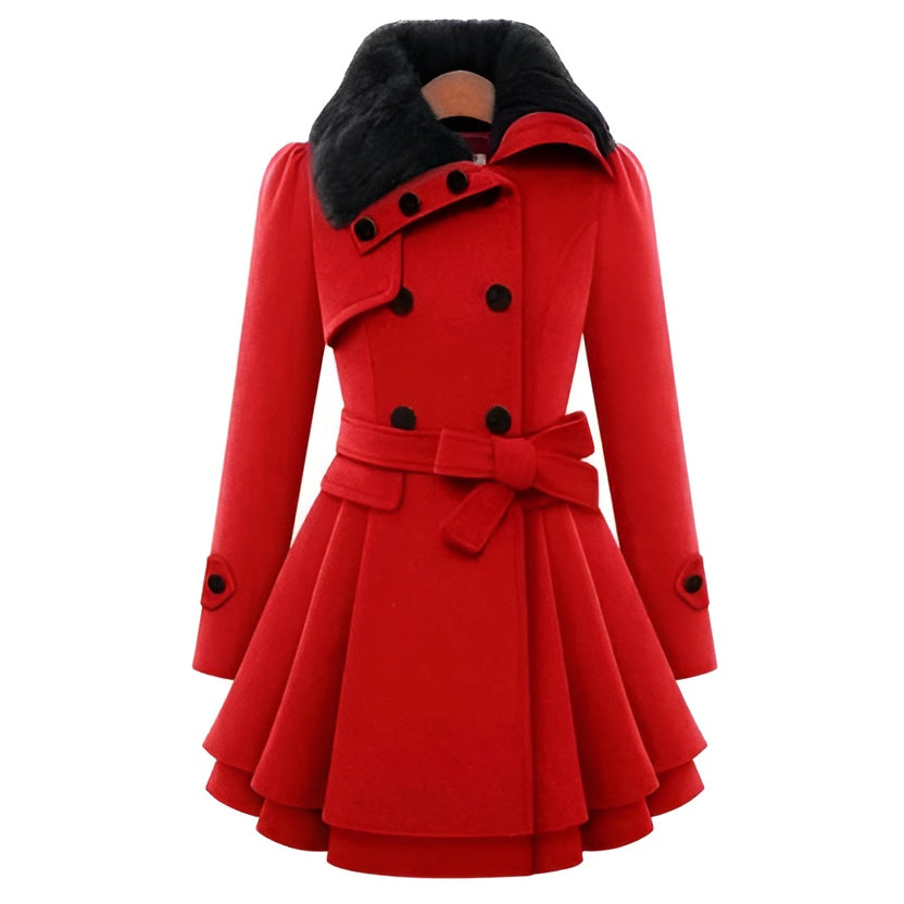 Chic trench coat with belt