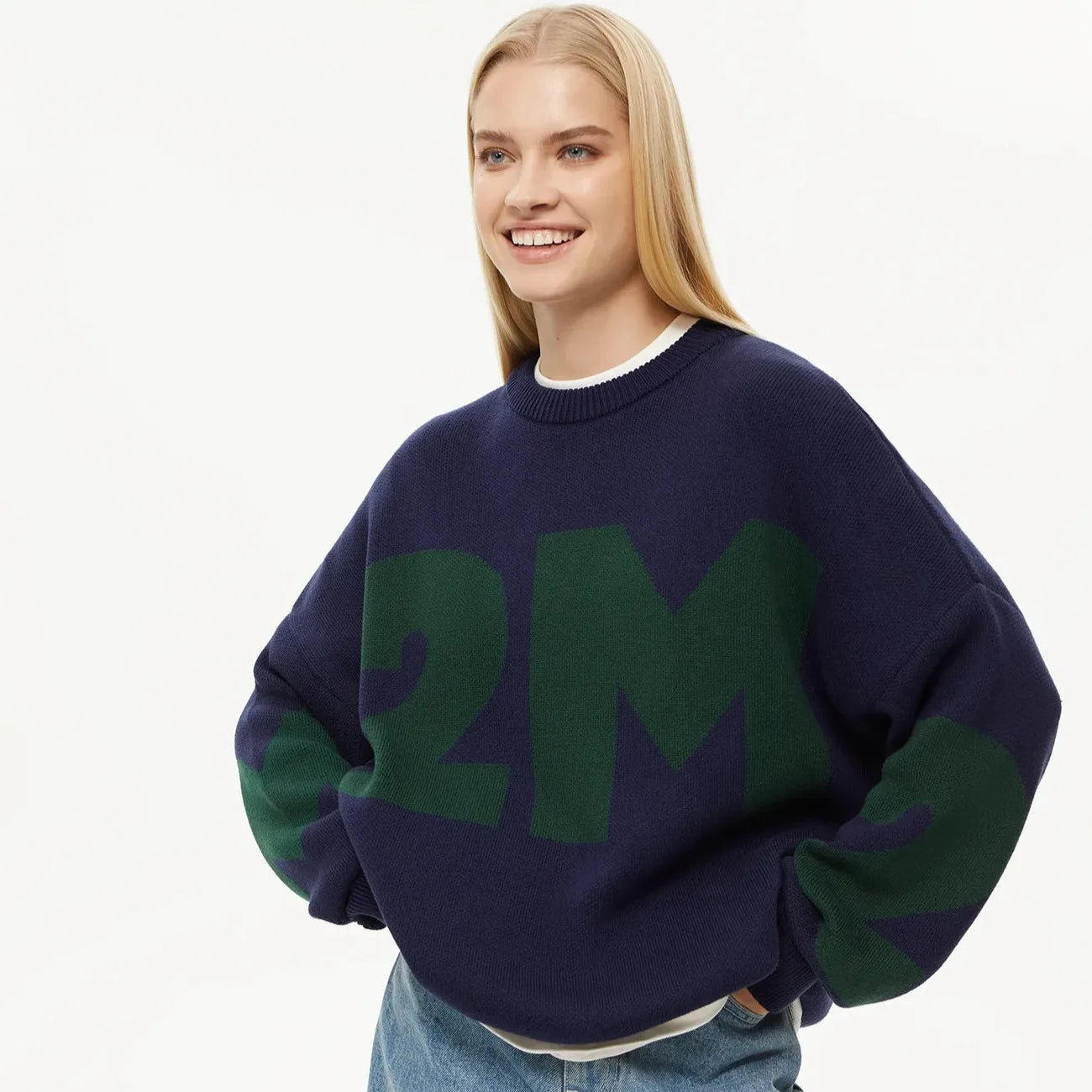 Jersey knitted jumper