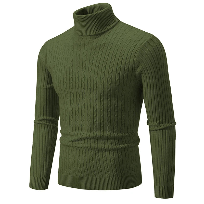 Mason casual cotton turtleneck