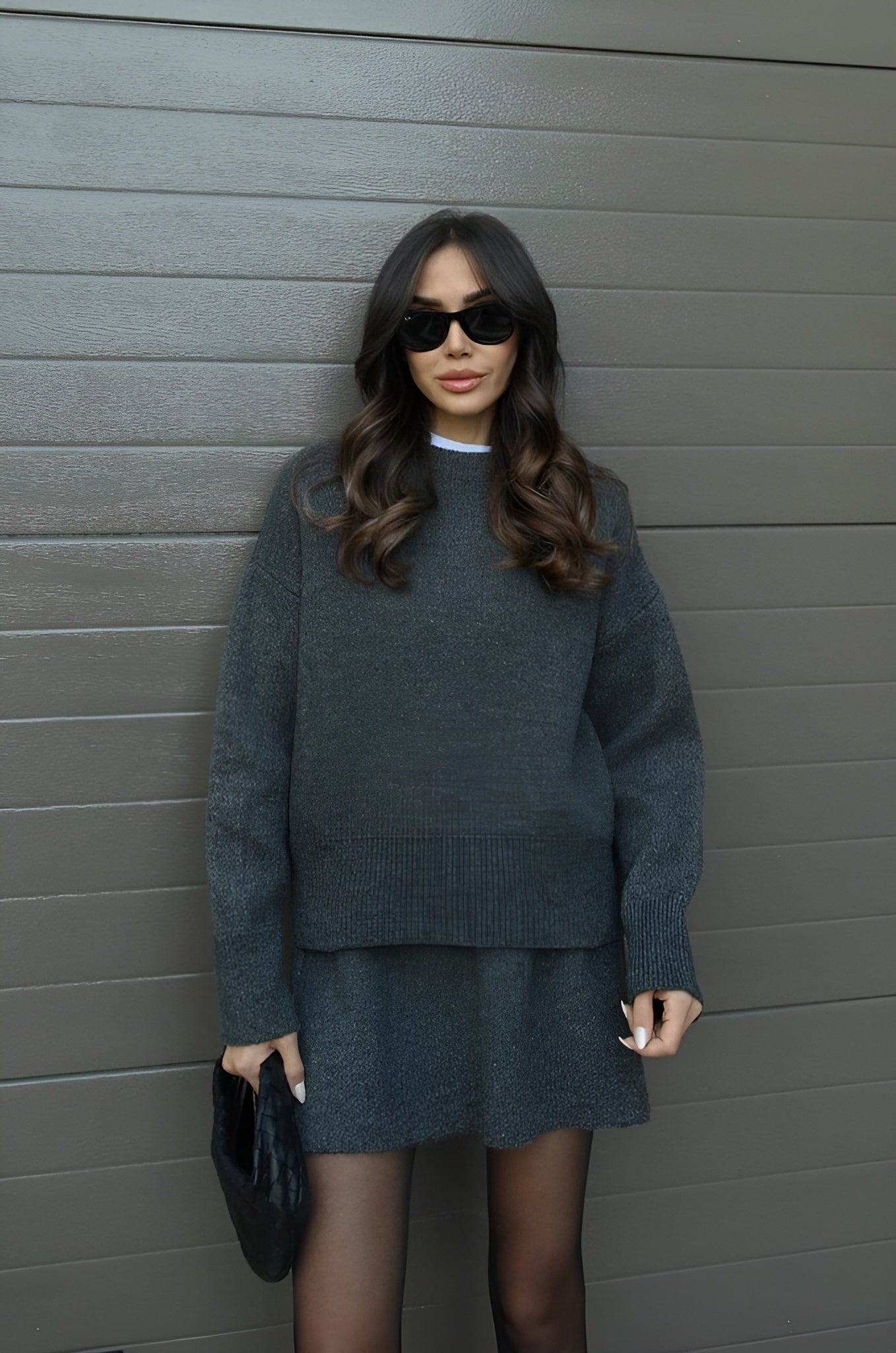 Sema Knitwear pullover with skirt