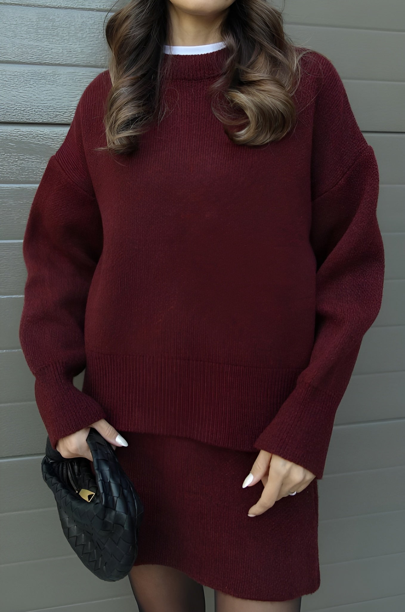 Sema Knitwear pullover with skirt