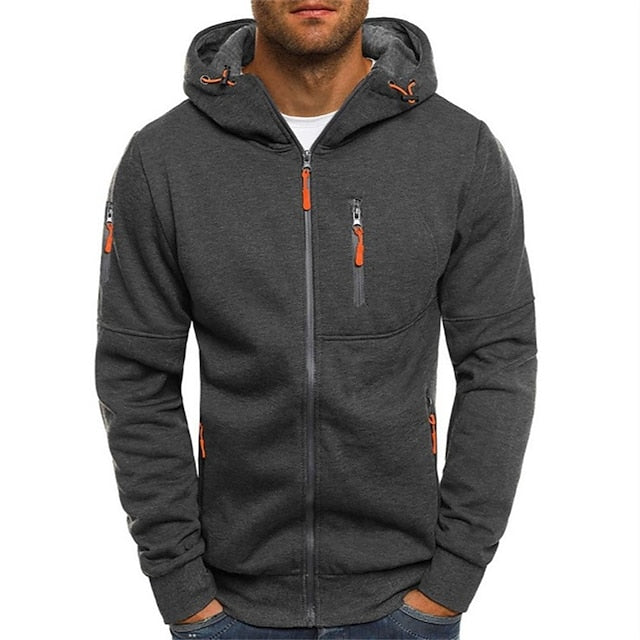 Mens's hooded jacket