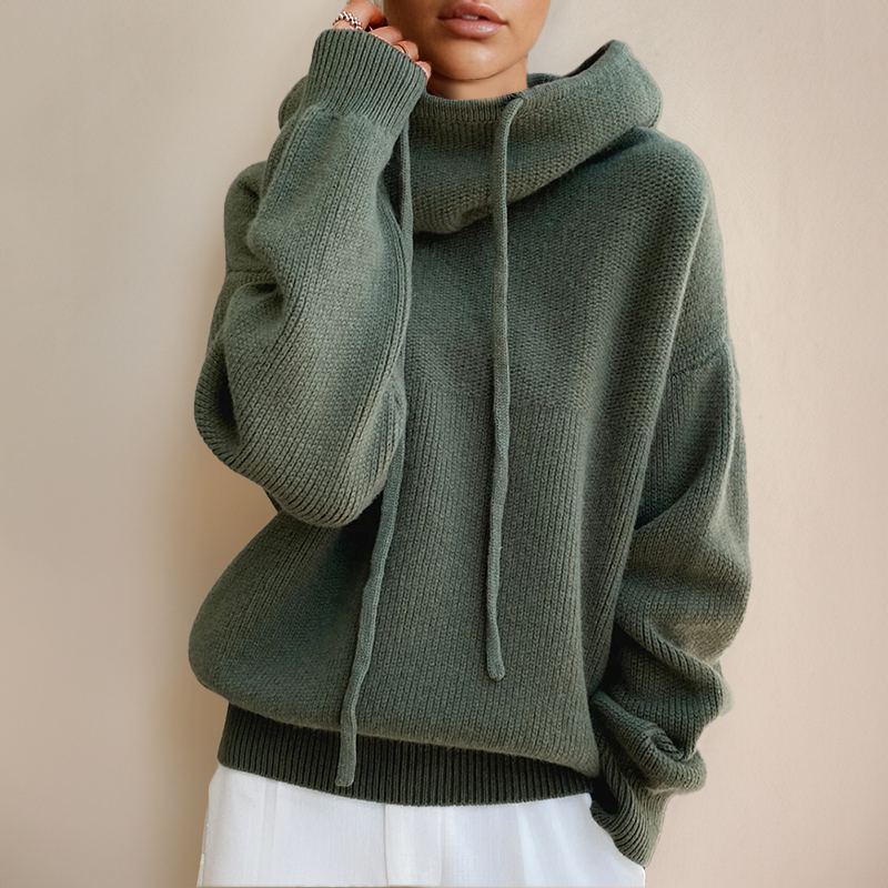 Oversize roll-neck pullover