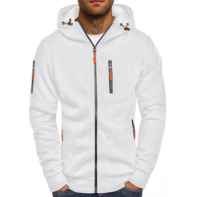 Mens's hooded jacket