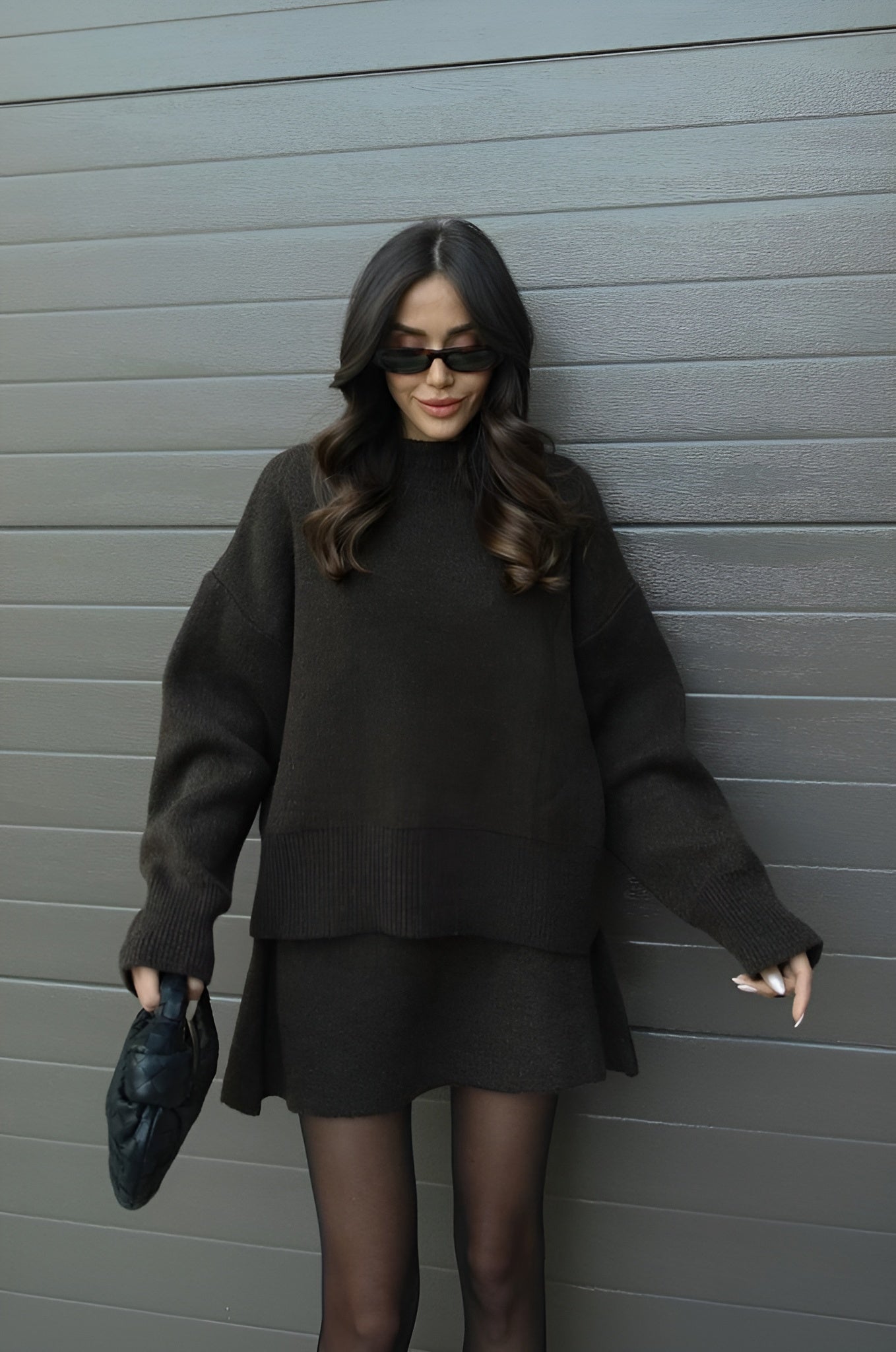 Sema Knitwear pullover with skirt