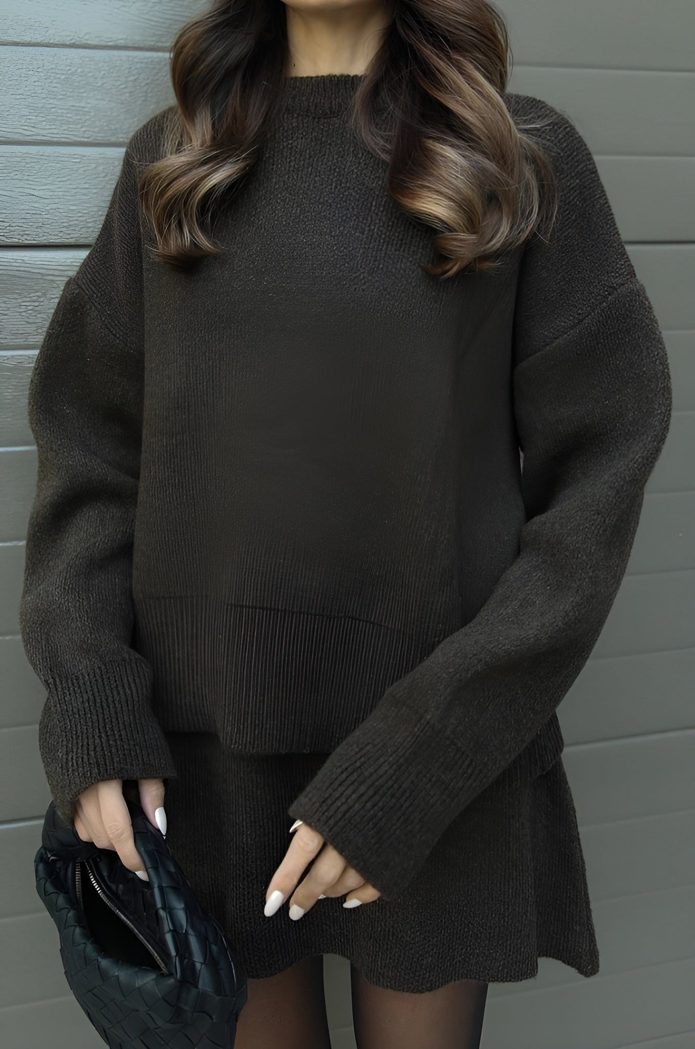 Sema Knitwear pullover with skirt