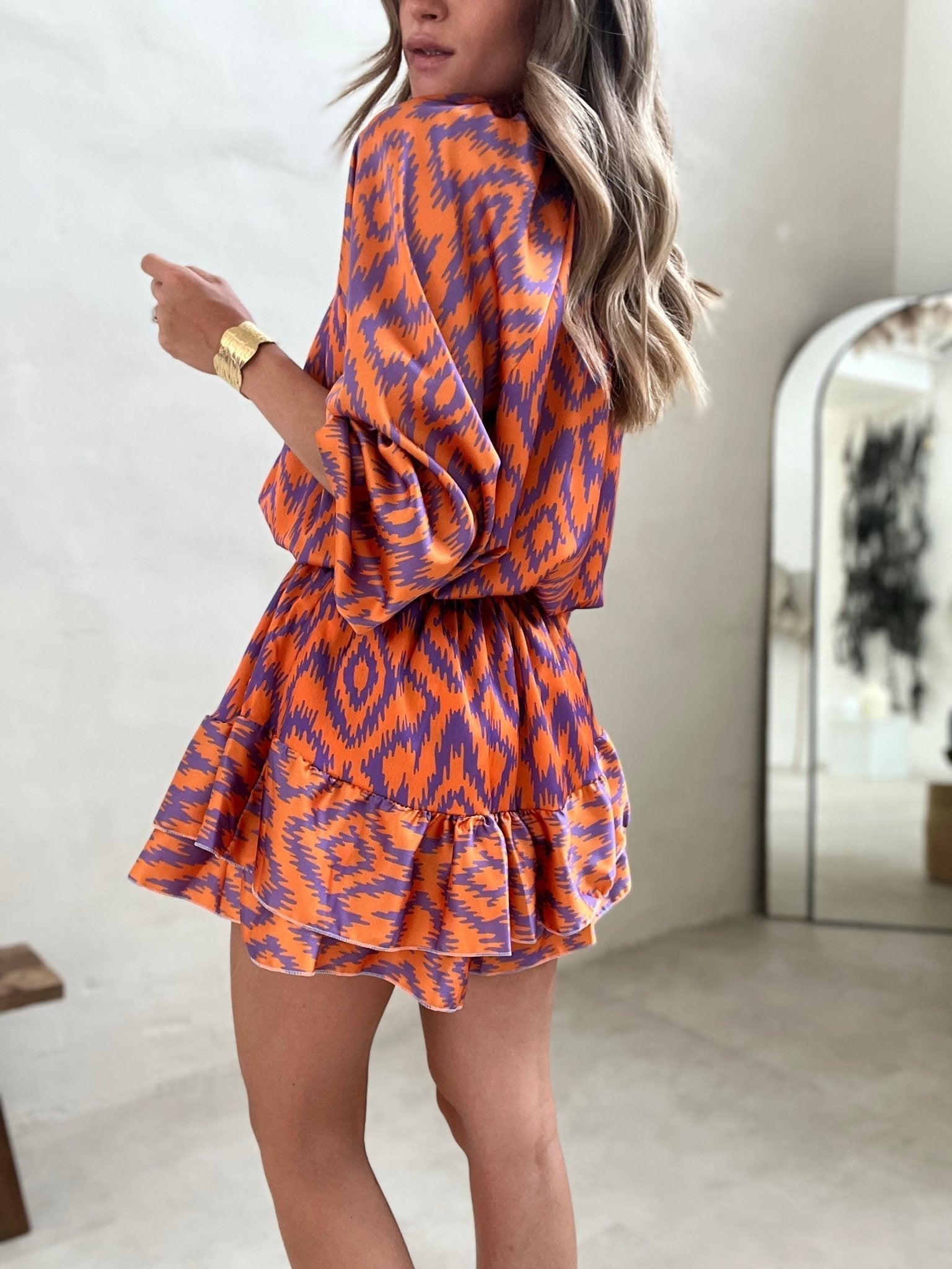 Turtle print dress