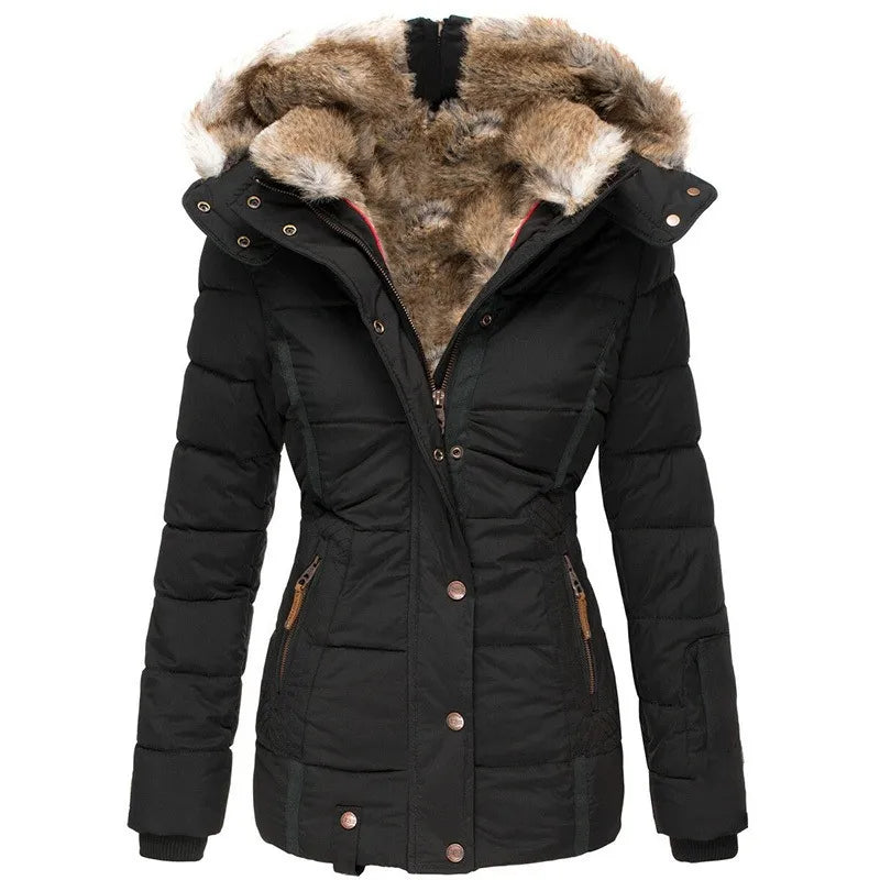 Elegant padded winter coat