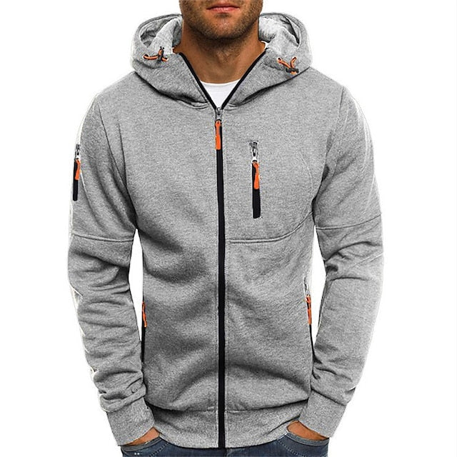 Mens's hooded jacket