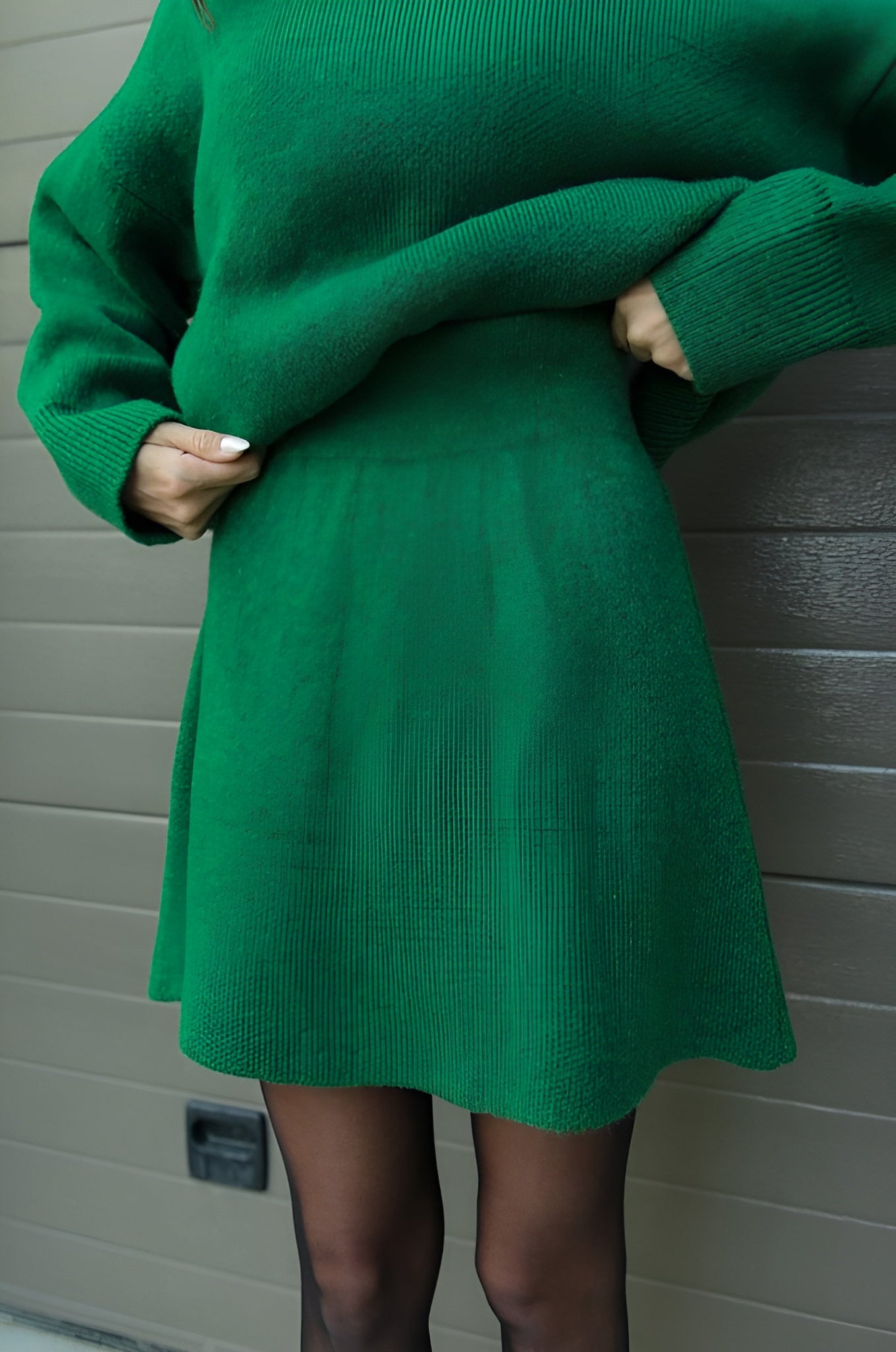 Sema Knitwear pullover with skirt